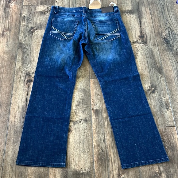 NWT Axel Men’s Slim Bootcut Blue Jeans Denim Size 36X32 - Picture 2 of 8